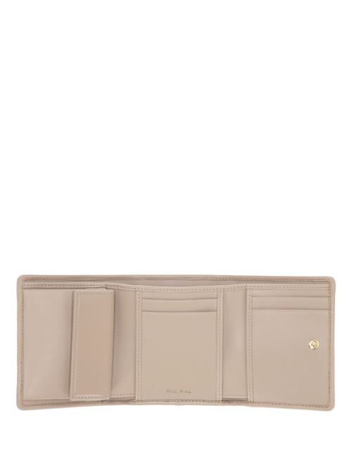 Logo quilted wallet Miu Miu | 5MH033S-OOO2FPPF0036